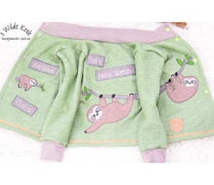 Stickserie - Faultiere Fansenappli